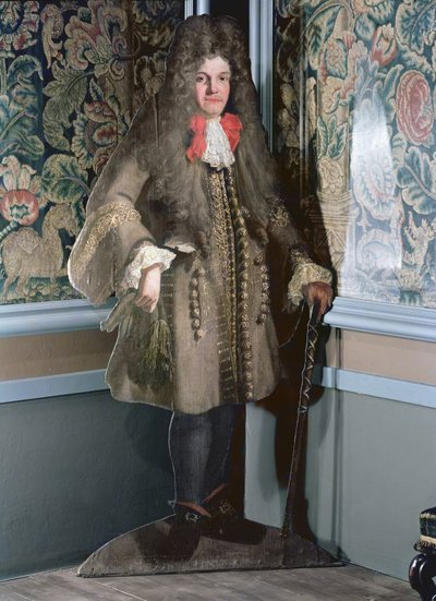 Dummy board figure of a man by English School